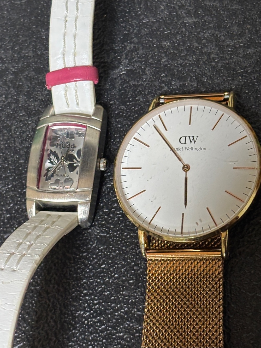 Leather Stainless Steel Bundle of Watches NEED BATTERIES! 10 Watch Mixed Brands - Picture 6 of 10